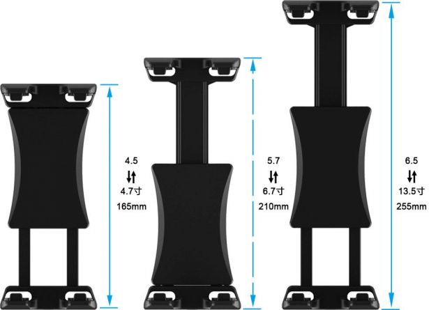 Cell_Phone_Mount_ _Universal_Car_Headrest_Upper_and_Lower_Support_Profile_4 5 13 5_Inch_Phones__Tablets_6