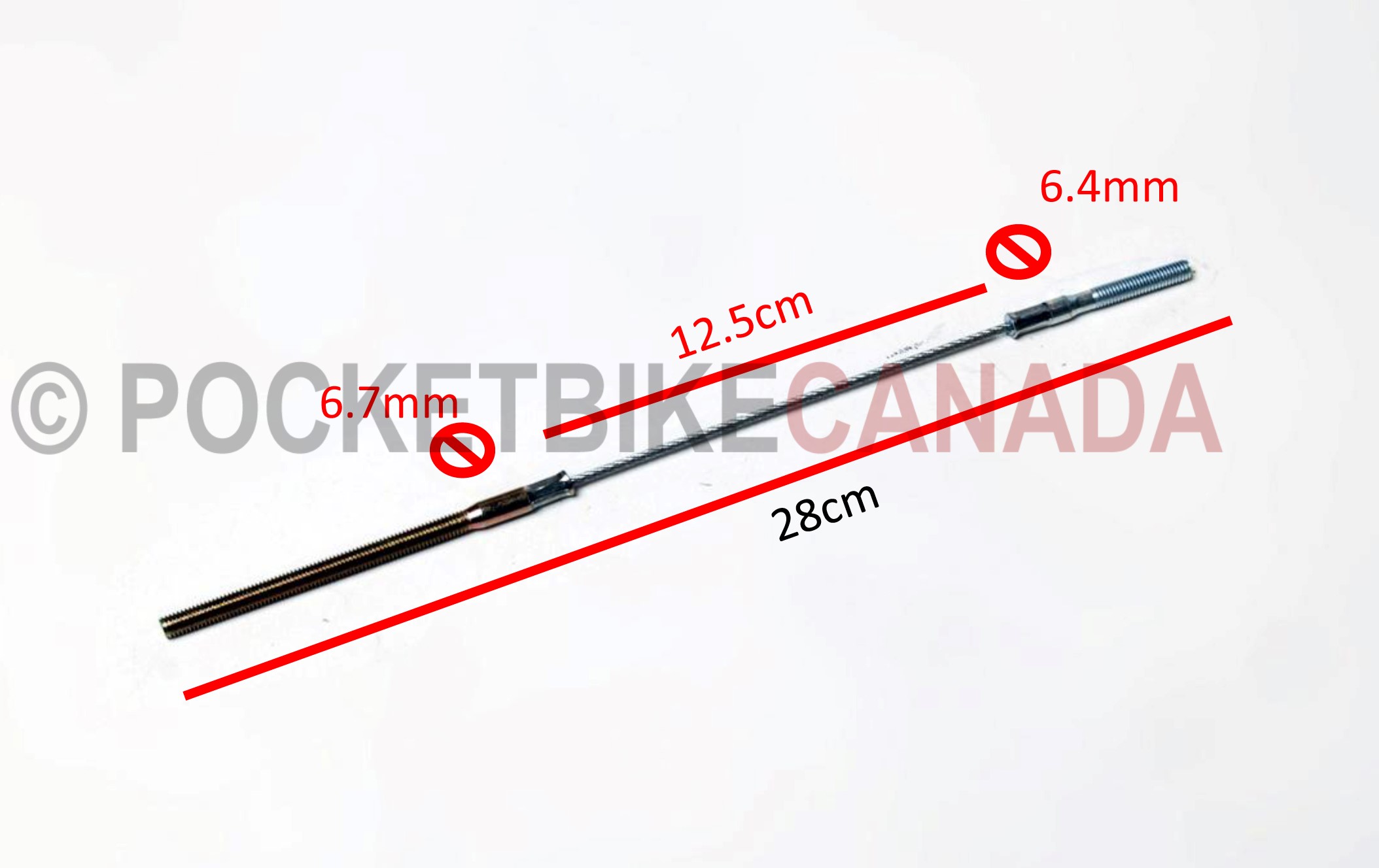 Hand Brake Cable Short for Destroyer SS 1100cc Beach Dune Buggy Sand Rail - G8050002