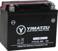 Battery_ _GTX12L BS_Yimatzu_AGM_Maintenance_Free_1